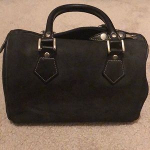 New, NY black arm bag